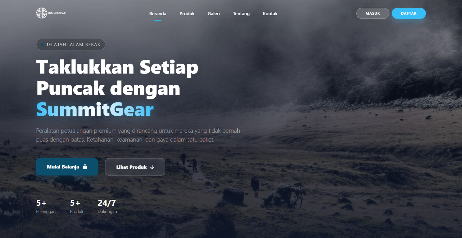 Aplikasi E-Commerce SummitGear