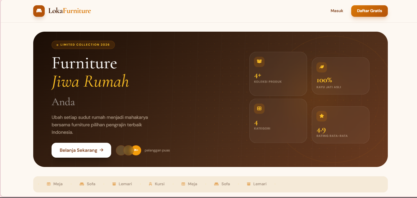 E-Commerce Loka Furniture