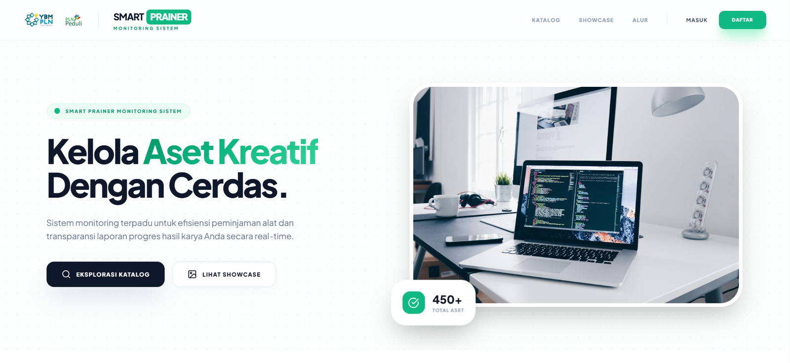 Aplikasi Smart Prainer Monitoring Sistem