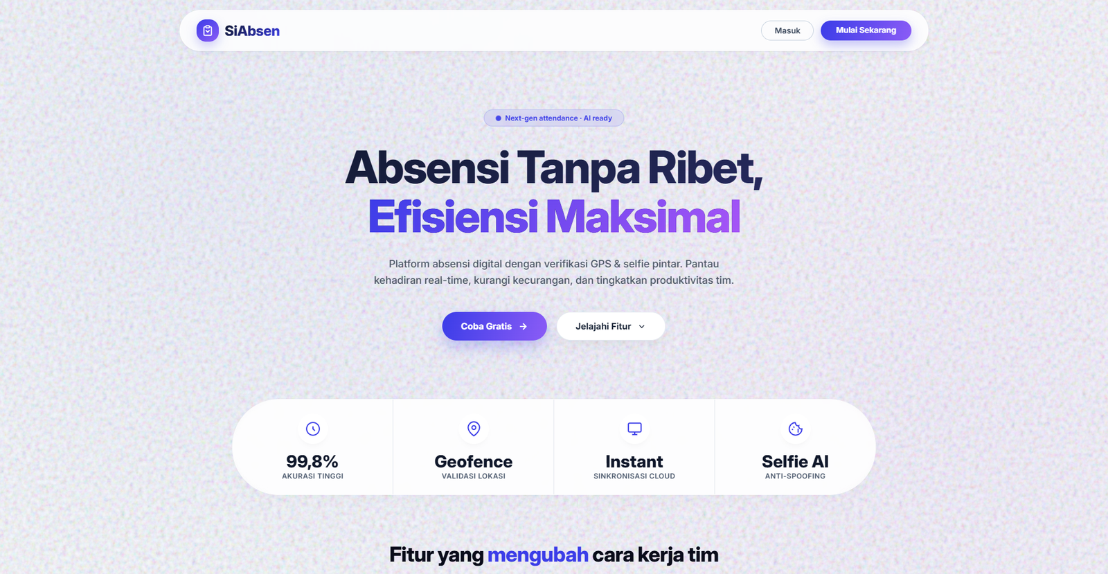 Sistem Absensi Karyawan Anti Ribet