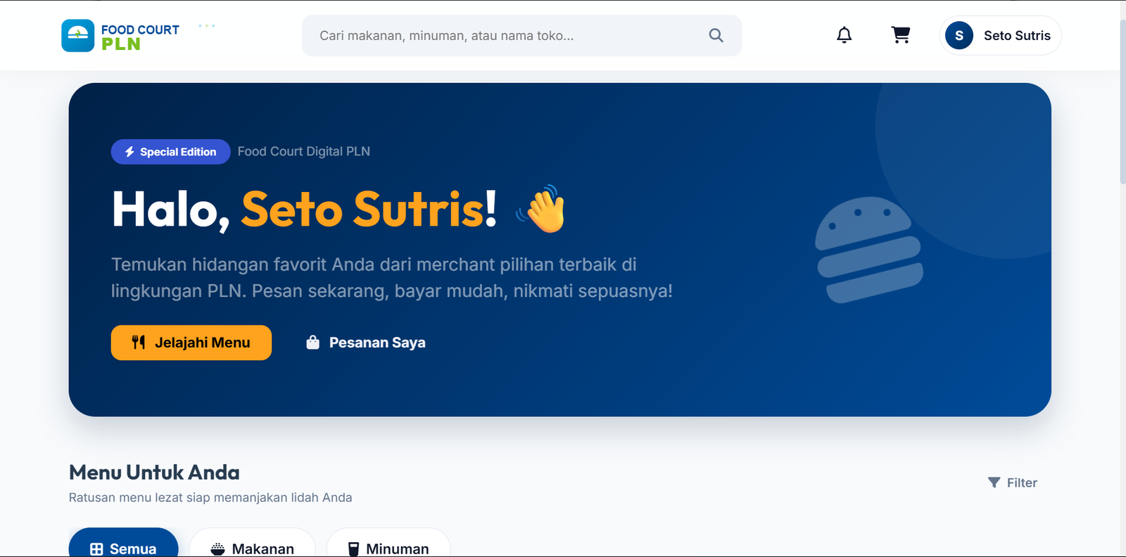Digital Food Court PLN