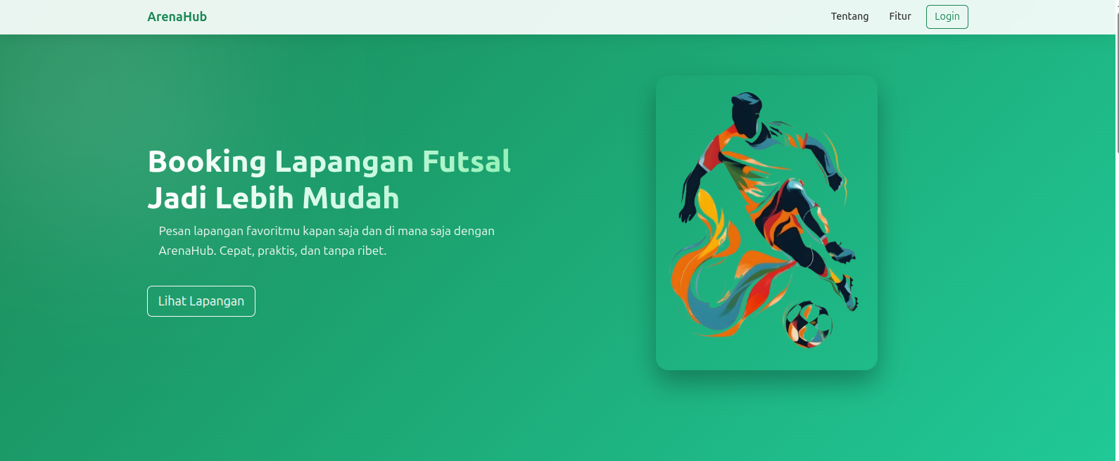 ArenaHub (Aplikasi Pembookingan lapangan digital)