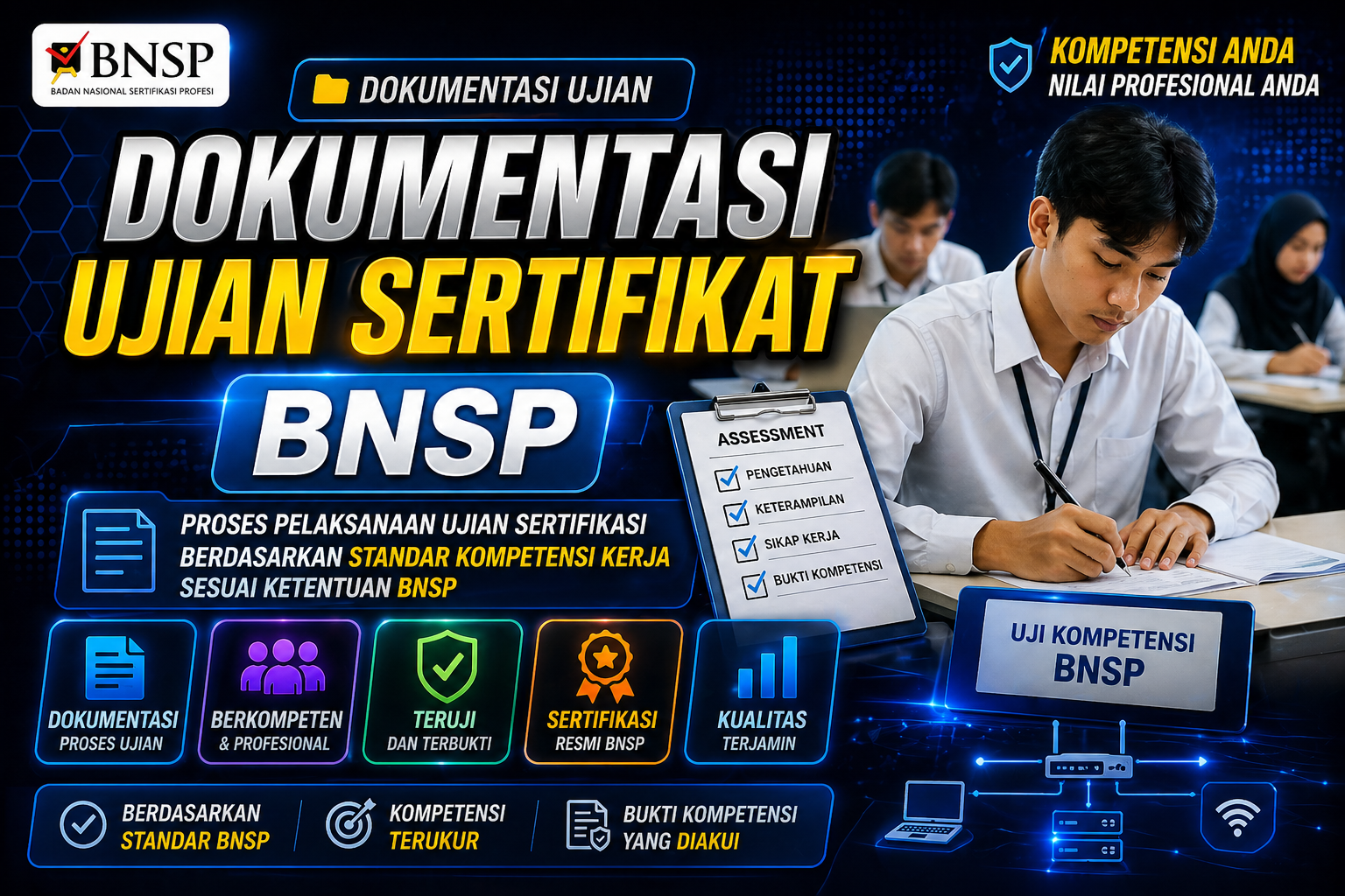 dokumentasi ujian sertifikat bnsp